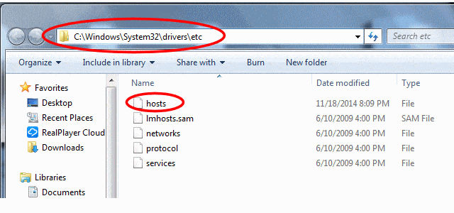 Editing the Local Hosts File on Windows 7 and Windows 8