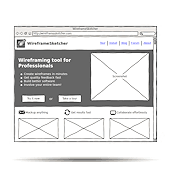 Custom Responsive Web Design - Wireframe