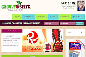 Health Coach Blog & Website Design