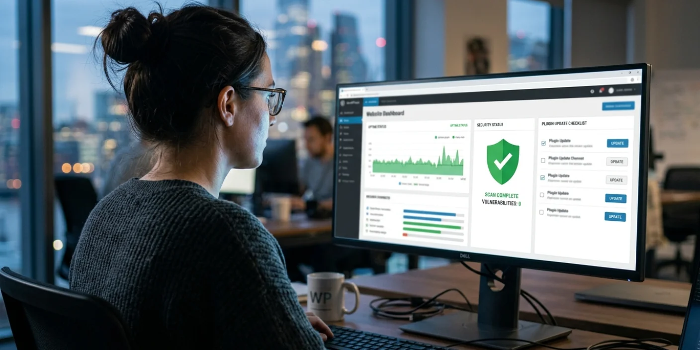 WordPress maintenance and support plan pricing at 2Surge Marketing