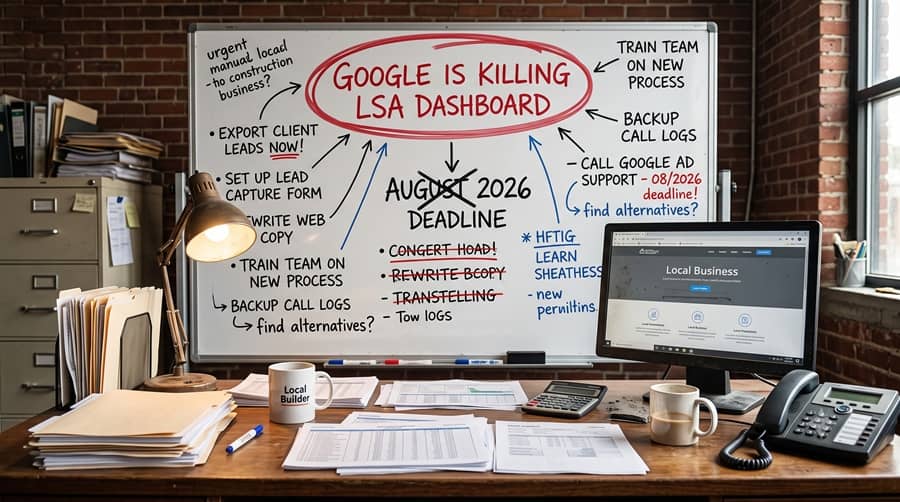 Google is killing the LSA Dashboard in August 2026