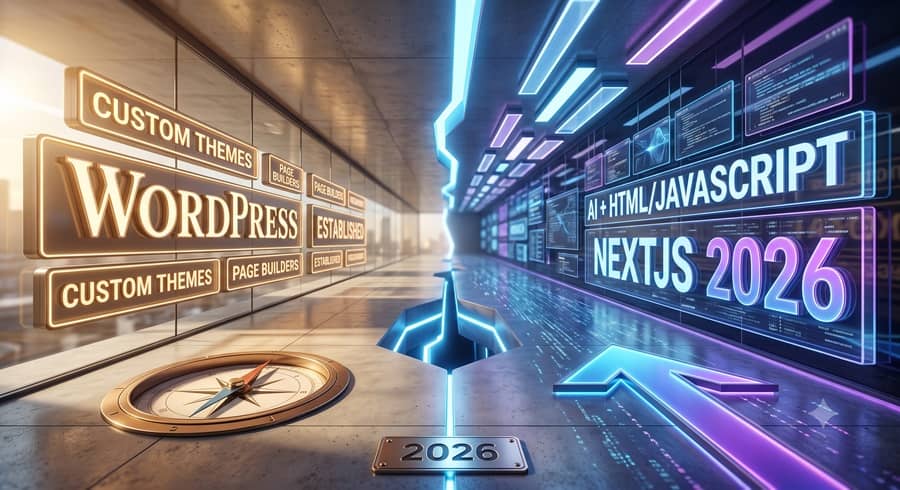 Redesigning your website in 2026? WordPress or AI